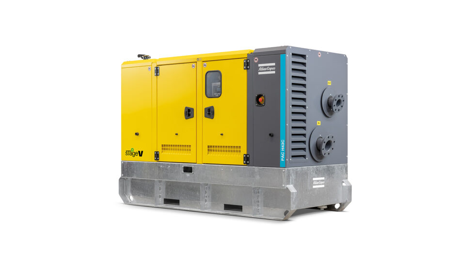 Atlas Copco PAC Kreiselpumpe für die Wasserhaltung auf der Baustelle