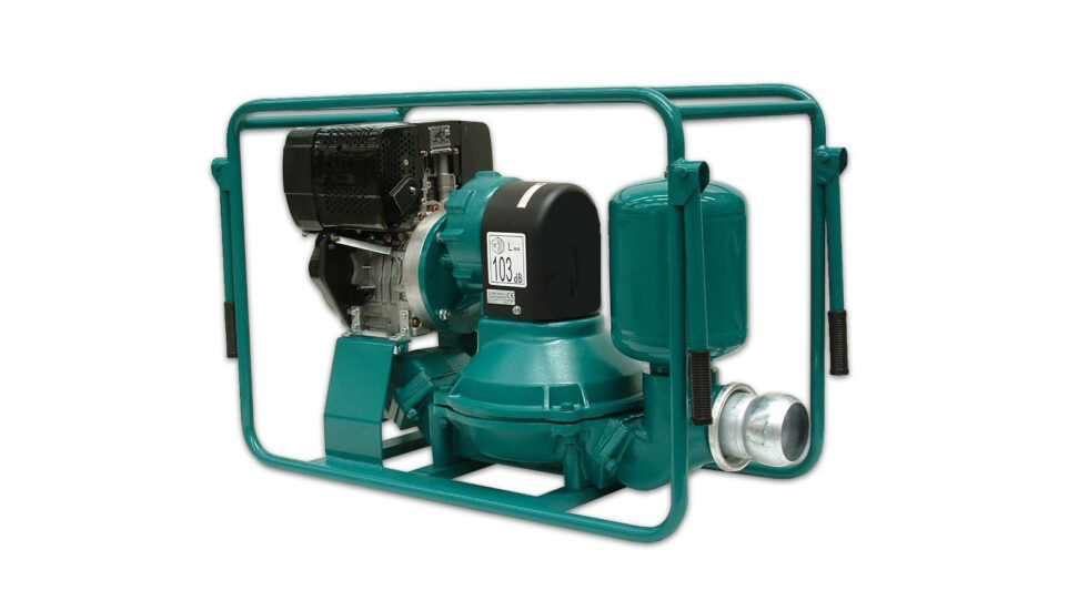 HEIDE-PUMPEN MPH 100 Diesel-Membranpumpe mit Hatz-Motor